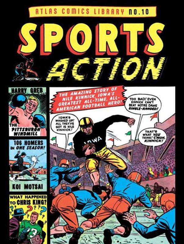 ATLAS COMICS LIBRARY HC NO 10 SPORTS ACTION 