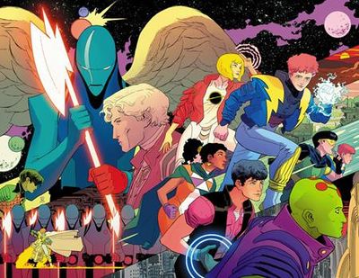LEGION OF SUPER-HEROES #1 2ND PTG CVR A HAYDEN SHERMAN WRAPAROUND