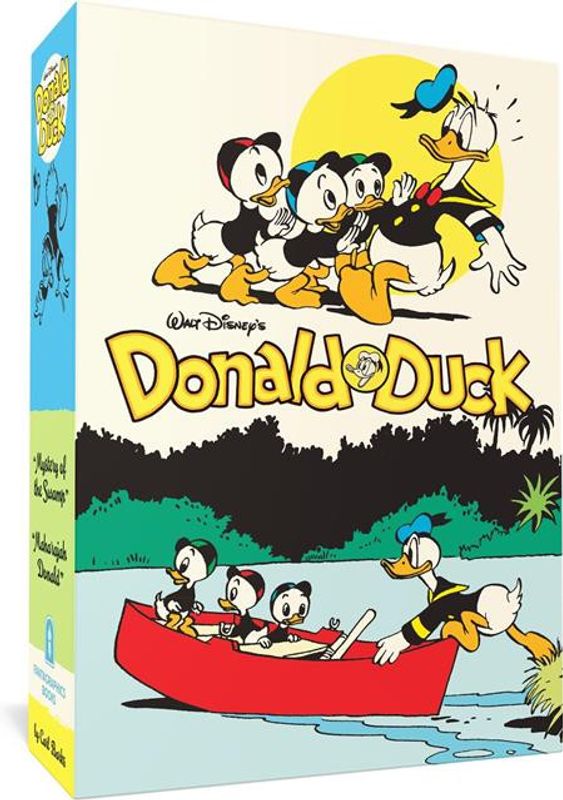 WALT DISNEYS DONALD DUCK GIFT BOX SET MYSTERY OF THE SWAMP & MAHARAJAH DONALD VOLS 03 & 04 HC