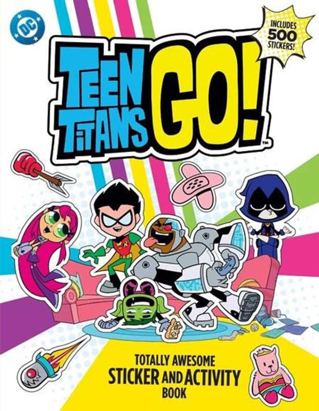 TEEN TITANS GO TOTALLY AWESOME STICKER AND ACTIVITY BOOK TP