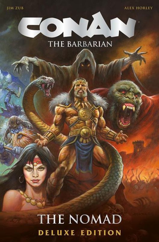 CONAN THE BARBARIAN THE NOMAD DELUXE COLLECTORS EDITION HC REGULAR EDITION ALEX HORLEY 