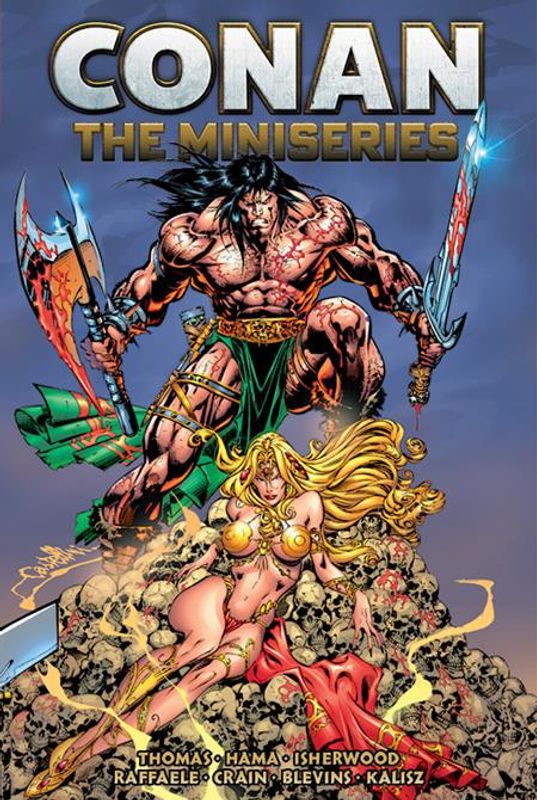 CONAN THE MINISERIES OMNIBUS HC DIRECT MARKET EDITION CLAUDIO CASTELLINI CVR 