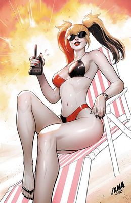 HARLEY QUINN #68 CVR B DAVID NAKAYAMA CARD STOCK VAR