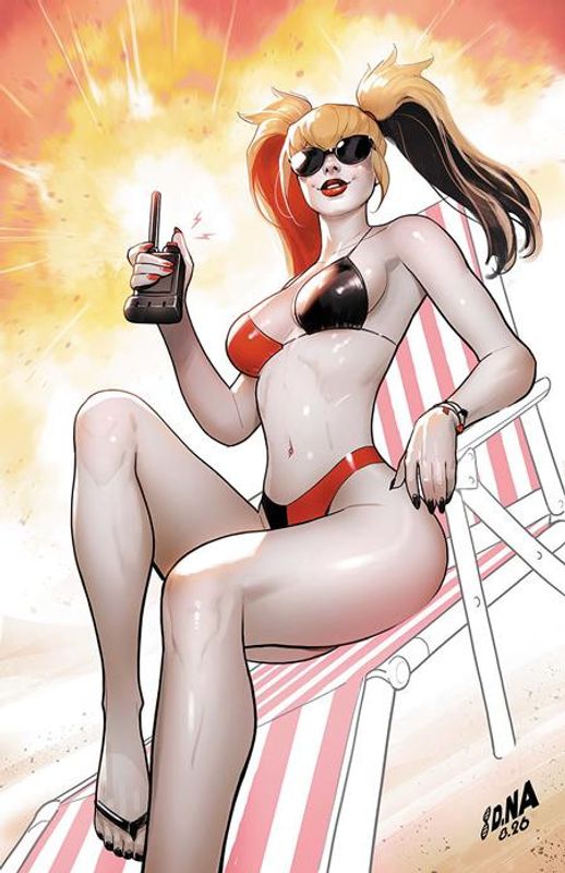HARLEY QUINN #68 CVR B DAVID NAKAYAMA CARD STOCK VAR