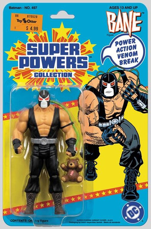 BATMAN #497 FACSIMILE EDITION CVR D JASON GEYER & ALEX SAVIUK BANE SUPER POWERS CARD STOCK VAR