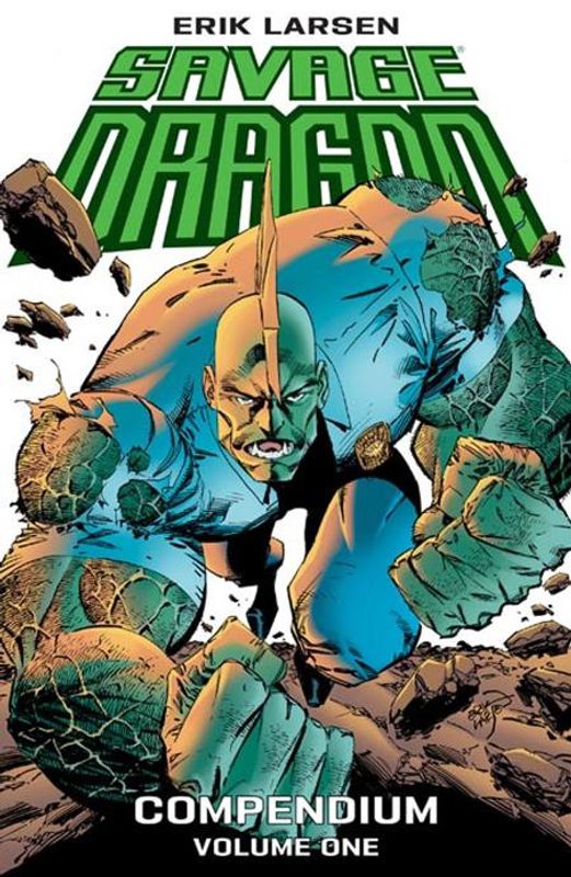 SAVAGE DRAGON COMPENDIUM TP VOL 01 DIRECT MARKET EXCLUSIVE ERIK LARSEN CVR 