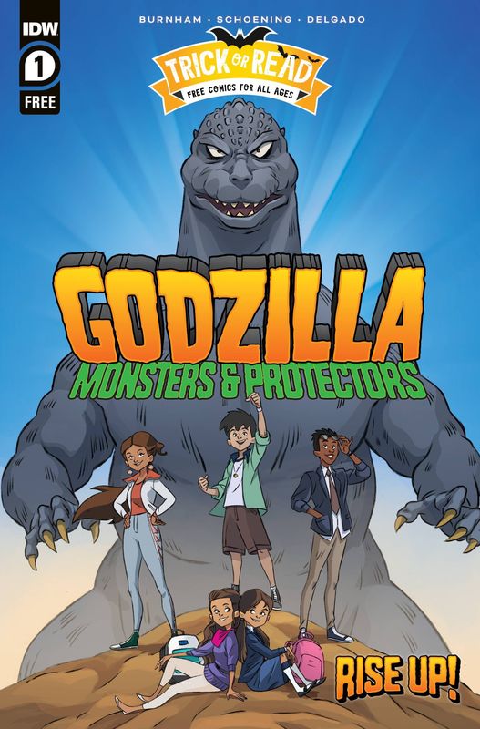 HCF TRICK OR READ 2022 GODZILLA MONSTERS & PROTECTORS #1