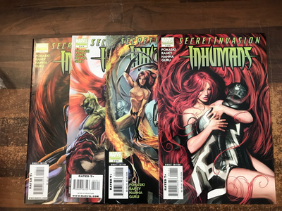 Secret Invasion Inhumans (2008) #1-4 (complete)
