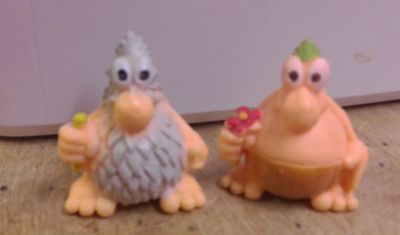 HERMAN HEDNING 2 ENKLA PLASTFIGURER