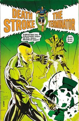 DEATHSTROKE THE TERMINATOR #10 CVR B MITCH GERADS CARD STOCK VAR