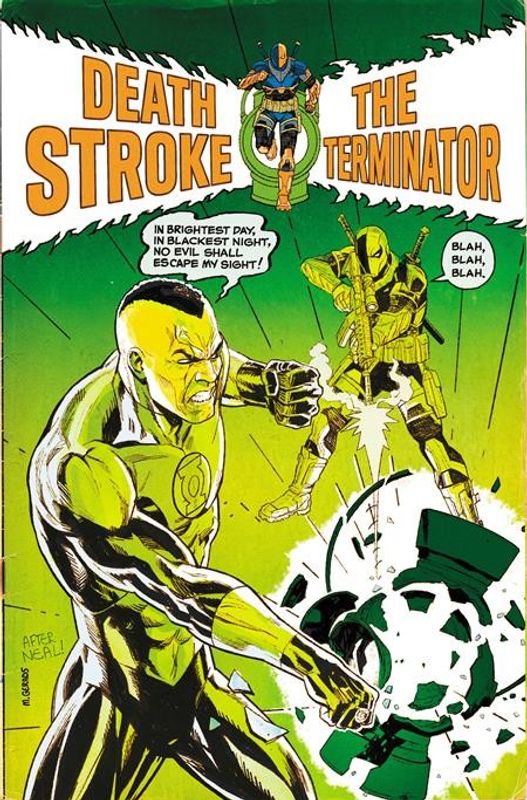 DEATHSTROKE THE TERMINATOR #10 CVR B MITCH GERADS CARD STOCK VAR
