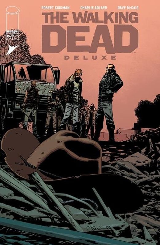 WALKING DEAD DELUXE #107 CVR B CHARLIE ADLARD & DAVE MCCAIG VAR