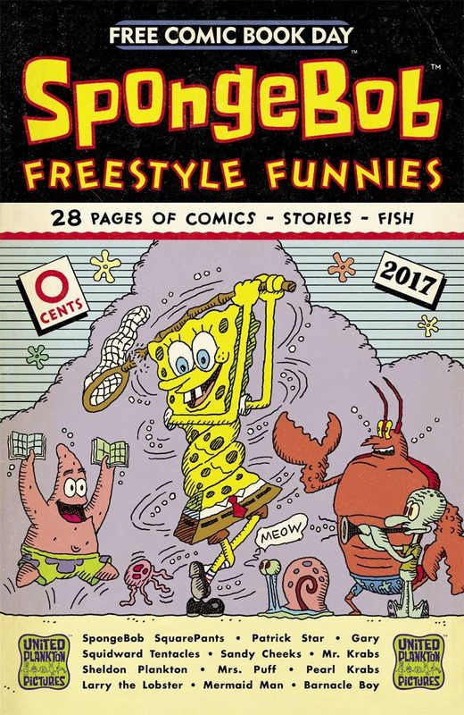 FCBD 2017 SPONGEBOB FREESTYLE FUNNIES