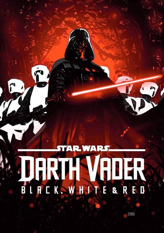 STAR WARS DARTH VADER BLACK WHITE RED TREASURY EDITION TP