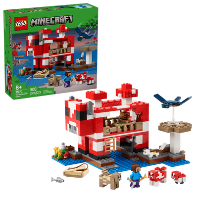 Lego Minecraft The Mooshroom House