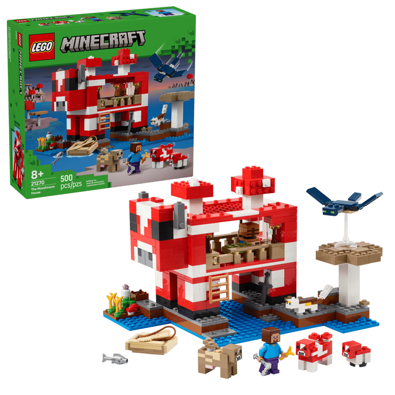 Lego Minecraft The Mooshroom House