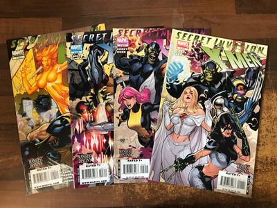 Secret Invasion X-Men (2008) #1-4 (complete)