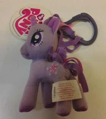 MY LITTLE PONY LILA MINIHÄST PLUSH M RING F ATT FÄSTA PÅ BACKPACK?