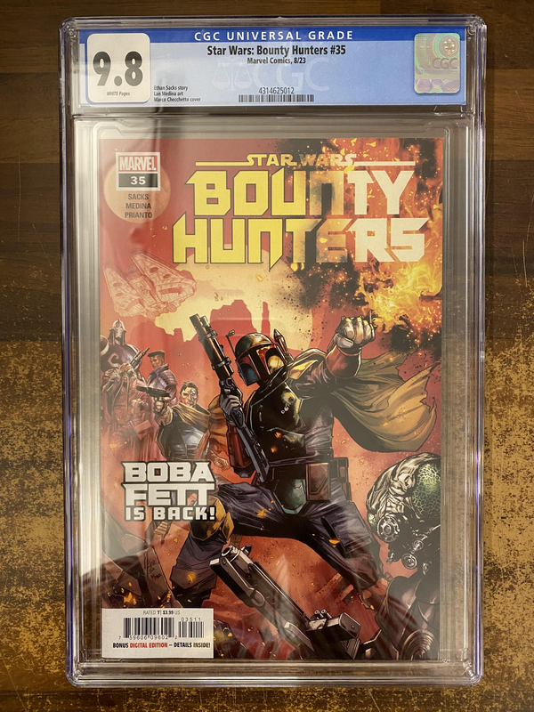 CGC 9,8 STAR WARS: BOUNTY HUNTERS #35