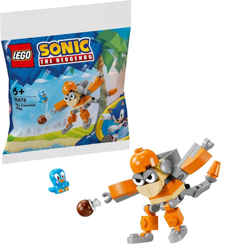 Lego Sonic The Hedgehog Kiki's Coconut Attack Polybag