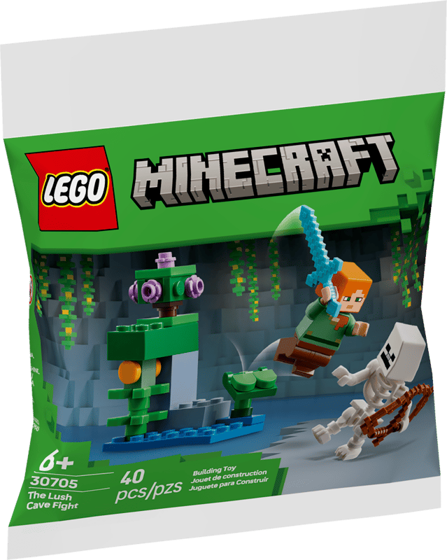 Lego Minecraft The Lush Cave Fight Polybag