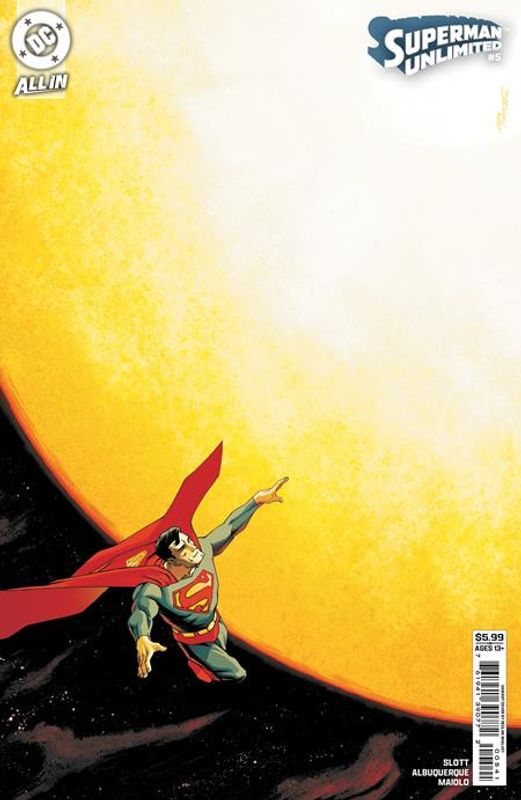 SUPERMAN UNLIMITED #5 CVR E DECLAN SHALVEY CARD STOCK VAR