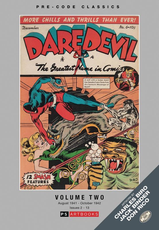 PRE CODE CLASSICS DAREDEVIL COMICS HC VOL 02 
