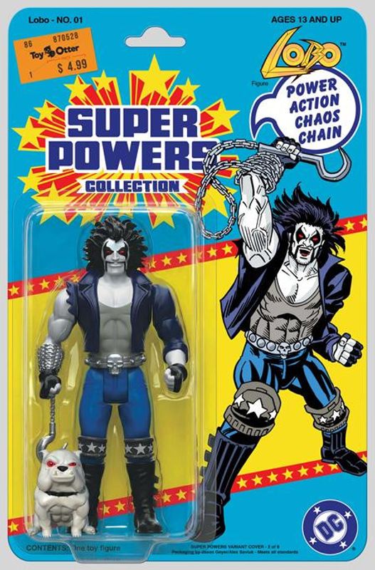 LOBO #1 FACSIMILE EDITION CVR B JASON GEYER & ALEX SAVIUK LOBO SUPER POWERS CARD STOCK VAR