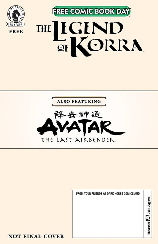 FCBD 2021 AVATAR LAST AIRBENDER LEGEND OF KORRA