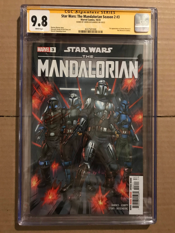 CGC 9,8 STAR WARS MANDALORIAN SEASON 2 #3 *SIGNATURE SERIES*