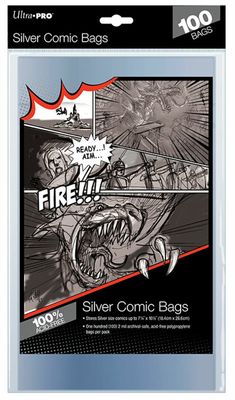 Ultra Pro Silver size bags - 100 pack