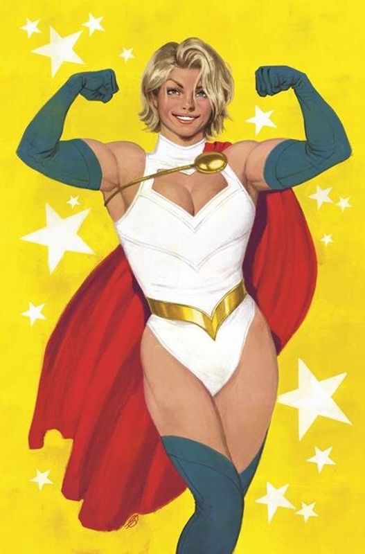 POWER GIRL #19 CVR B DAVID TALASKI CARD STOCK VAR