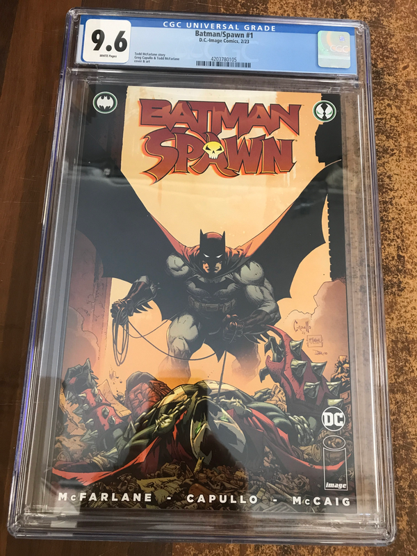 CGC 9,6 BATMAN SPAWN #1