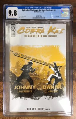 CGC 9,8 COBRA KAI: THE KARATE KID SAGA CONTINUES  #4 PHOTO CVR VAR