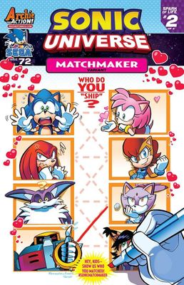 SONIC UNIVERSE #72 MATCH MAKER VAR CVR