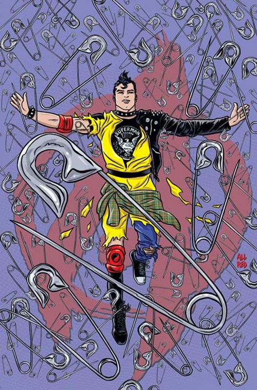 SUPERMAN UNLIMITED #9 CVR F MICHAEL ALLRED PUNK ROCK CARD STOCK VAR