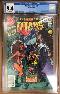 CGC 9,4 NEW TEEN TITANS #23