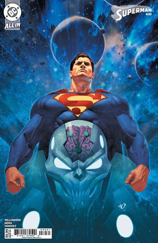 SUPERMAN #30 CVR C ARIEL OLIVETTI CARD STOCK VAR