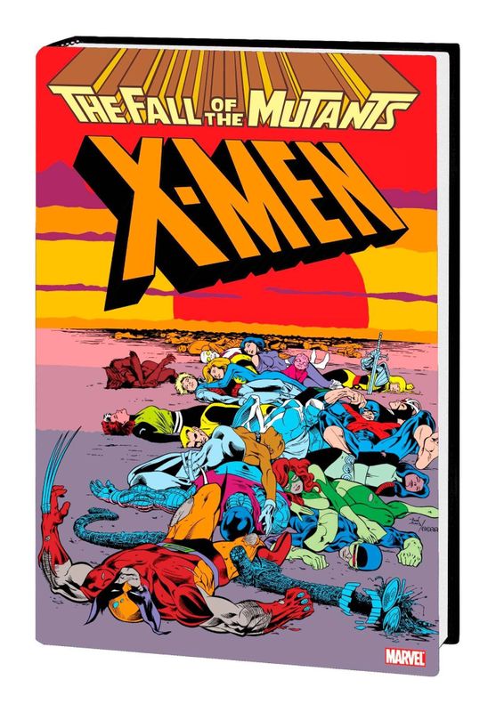 X-MEN FALL OF MUTANTS OMNIBUS HC DAVIS CVR