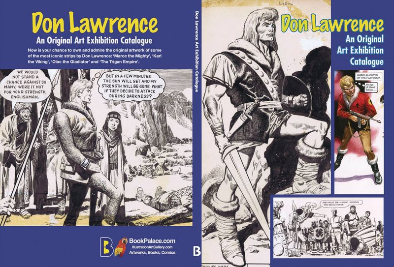 DON LAWRENCE ART EXHIBITION CATALOGUE HC 