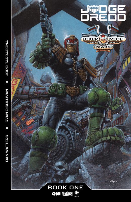 JUDGE DREDD/BIKER MICE FROM MARS #1 COVER A DAVID FINCH