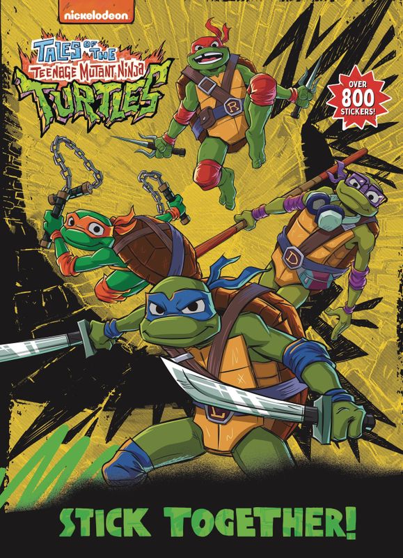 TALES OF TMNT STICK TOGETHER STICKER BOOK SC