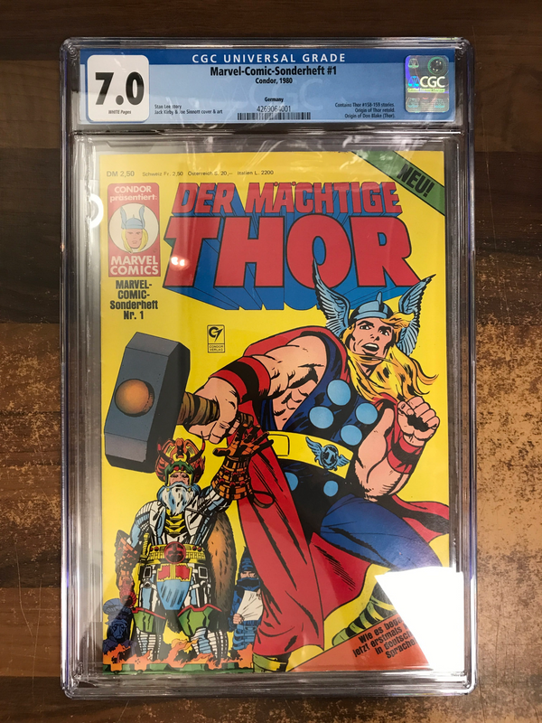 CGC 7,0 MARVEL-COMIC-SONDERHEFT #1 (THOR #158-159)