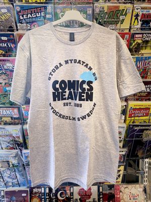 COMICS HEAVEN T-SHIRT GREY LARGE