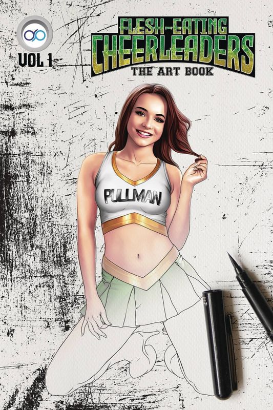 FLESH EATING CHEERLEADERS ART BOOK