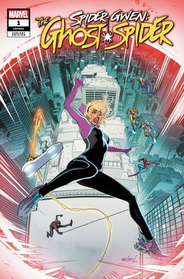 SPIDER-GWEN GHOST-SPIDER #1 MARQUEZ RETAILER VAR