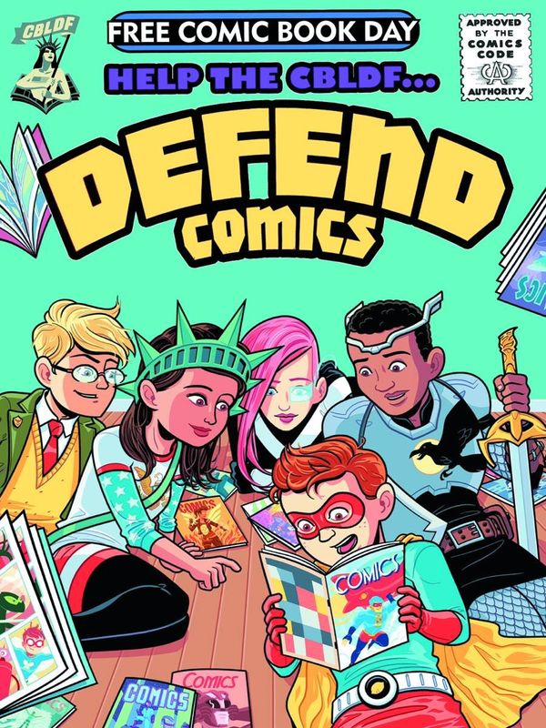 FCBD 2015 CBLDF DEFEND COMICS