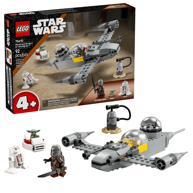 Lego Star Wars Mando and Grogu's N-1 Starfighter