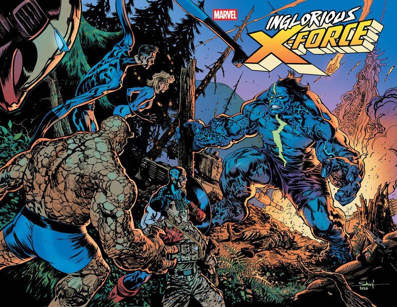 INFERNAL HULK #10 JONAS SCHARF WRAPAROUND BATTLE VARIANT