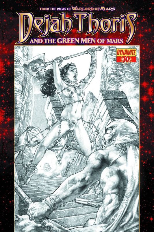 DEJAH THORIS & GREEN MEN OF MARS #10 (OF 12) ANACLETO SUBSCR